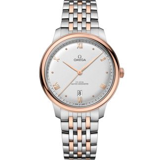 Omega De Ville Prestige 40 mm, aço - ouro Sedna™ em aço - ouro Sedna™ 434.20.40.20.02.001