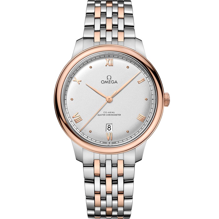 Omega De Ville Prestige 40 mm, aço - ouro Sedna™ em aço - ouro Sedna™ 434.20.40.20.02.001