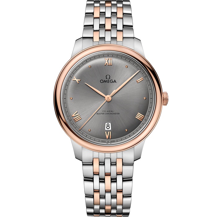 Omega De Ville Prestige 40 mm, aço - ouro Sedna™ em aço - ouro Sedna™ 434.20.40.20.06.001