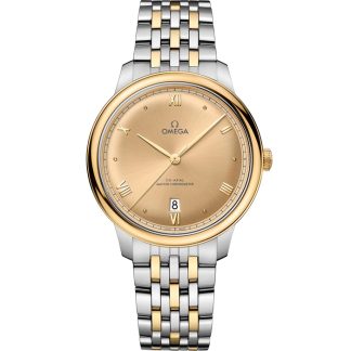 Omega De Ville Prestige 40 mm, aço - ouro amarelo em ouro amarelo 434.20.40.20.08.001