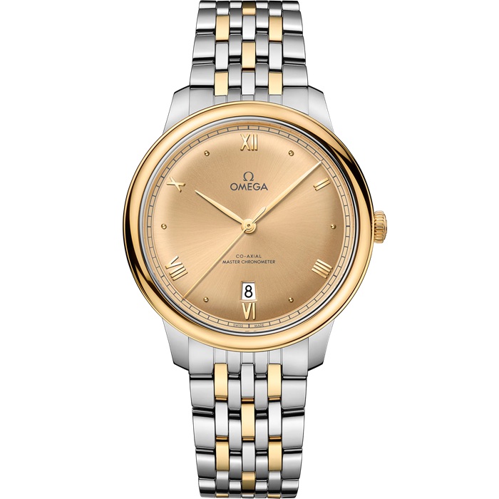 Omega De Ville Prestige 40 mm, aço - ouro amarelo em ouro amarelo 434.20.40.20.08.001
