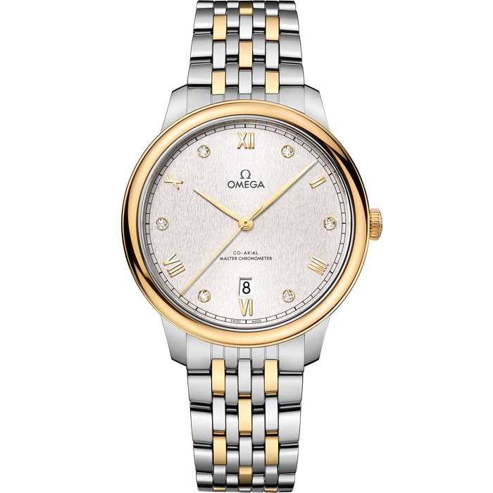 Omega De Ville Prestige 40 mm, aço - ouro amarelo em ouro amarelo 434.20.40.20.52.001