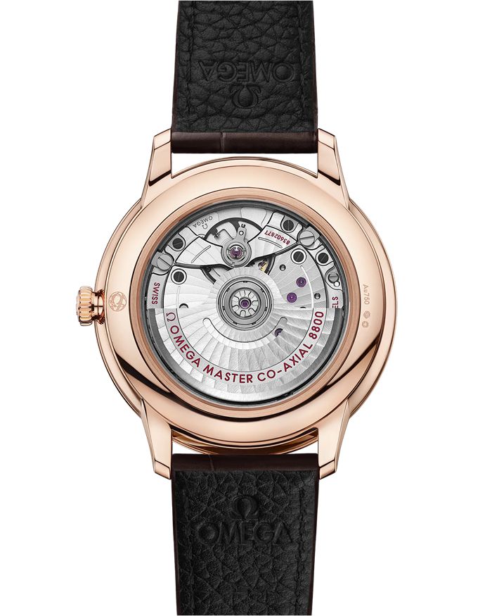 Omega De Ville Prestige 40 mm, ouro Sedna™ em bracelete de pele 434.53.40.20.02.001 - Image 2