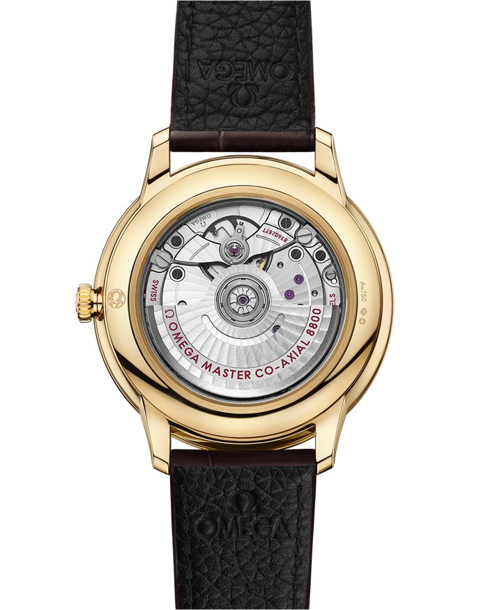 Omega De Ville Prestige 40 mm, ouro amarelo em bracelete de pele 434.53.40.20.02.002 - Image 2