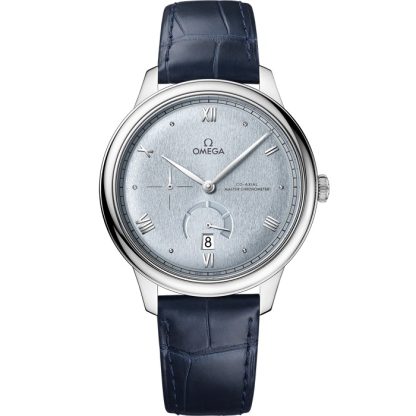 Omega De Ville Prestige 41 mm, aço em bracelete de pele 434.13.41.21.03.001