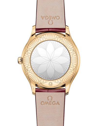 Omega De Ville Trésor 36 mm, ouro Moonshine™ em bracelete de pele 428.58.36.60.11.001 - Image 2