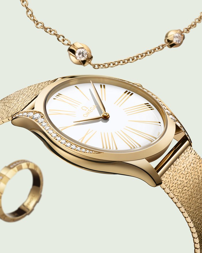 Omega De Ville Trésor 36 mm, ouro Moonshine™ em ouro Moonshine™ 428.55.36.60.04.001 - Image 3