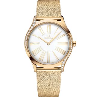 Omega De Ville Trésor 36 mm, ouro Moonshine™ em ouro Moonshine™ 428.55.36.60.04.001