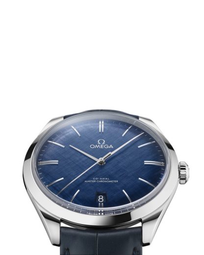 Omega De Ville Trésor 40 mm, aço em bracelete de pele 435.13.40.21.03.001 - Image 3
