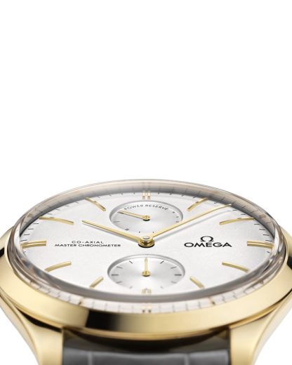 Omega De Ville Trésor 40 mm, ouro amarelo em bracelete de pele 435.53.40.22.02.001 - Image 3