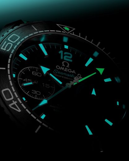 Omega ETNZ Deep Black Seamaster PLANET OCEAN 600M 45,5 mm, cerâmica preta em bracelete de borracha 215.92.46.51.01.003 - Image 5