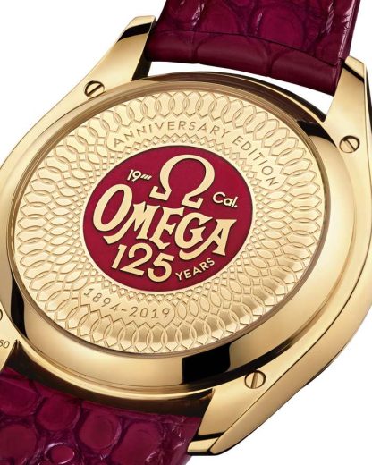 Omega Edição 125.º Aniversário De Ville Trésor 40 mm, ouro amarelo em bracelete de pele 435.53.40.21.11.001 - Image 3