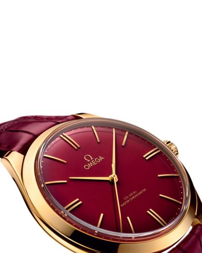 Omega Edição 125.º Aniversário De Ville Trésor 40 mm, ouro amarelo em bracelete de pele 435.53.40.21.11.001 - Image 4