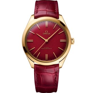 Omega Edição 125.º Aniversário De Ville Trésor 40 mm, ouro amarelo em bracelete de pele 435.53.40.21.11.001