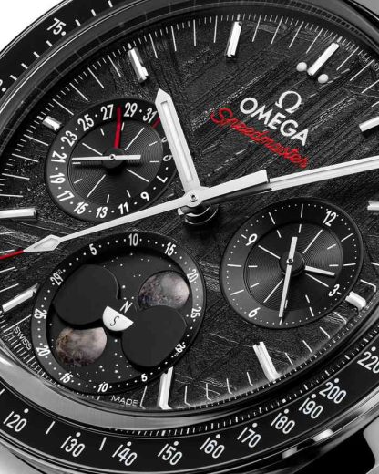 Omega Meteorite Speedmaster Moonphase 43 mm, aço em aço 304.30.43.52.01.001 - Image 4