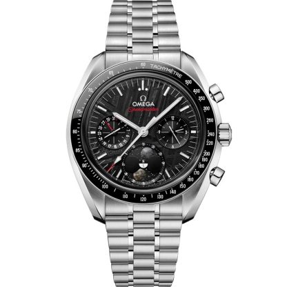 Omega Meteorite Speedmaster Moonphase 43 mm, aço em aço 304.30.43.52.01.001