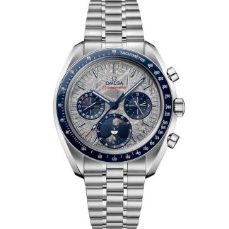 Omega Meteorite Speedmaster Moonphase 43 mm, aço em aço 304.30.43.52.06.001