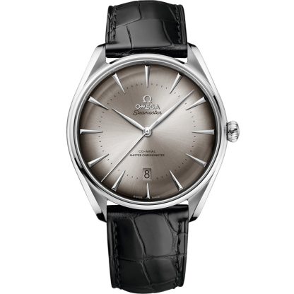 Omega Nova Iorque Seamaster Edições Boutique 39,5 mm, aço em bracelete de pele 511.13.40.20.02.002