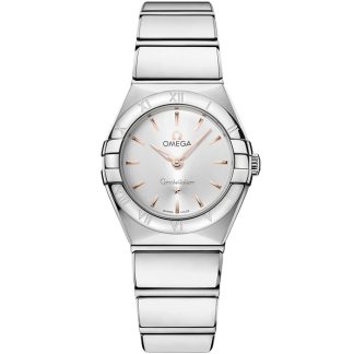 Omega Novidade Constellation 25 mm, aço em aço 131.10.25.60.02.002