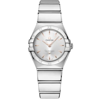 Omega Novidade Constellation 25 mm, aço em aço 131.10.25.60.02.002