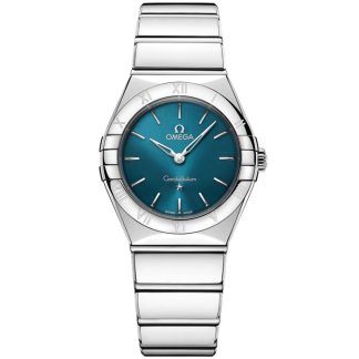 Omega Novidade Constellation 28 mm, aço em aço 131.10.28.60.03.002