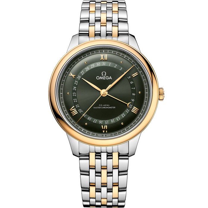 Omega Novidade De Ville Prestige 42 mm, aço - ouro amarelo em aço - ouro amarelo 434.20.42.22.10.001