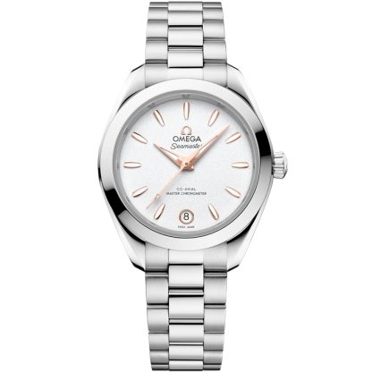 Omega Novidade Seamaster Aqua Terra 150M 30 mm, aço em aço 220.10.30.20.02.001