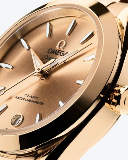 Omega Novidade Seamaster Aqua Terra 150M 30 mm, ouro Moonshine™ em ouro Moonshine™ 220.50.30.20.08.001 - Image 3