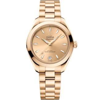 Omega Novidade Seamaster Aqua Terra 150M 30 mm, ouro Moonshine™ em ouro Moonshine™ 220.50.30.20.08.001
