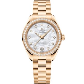 Omega Novidade Seamaster Aqua Terra 150M 30 mm, ouro Moonshine™ em ouro Moonshine™ 220.55.30.20.55.001