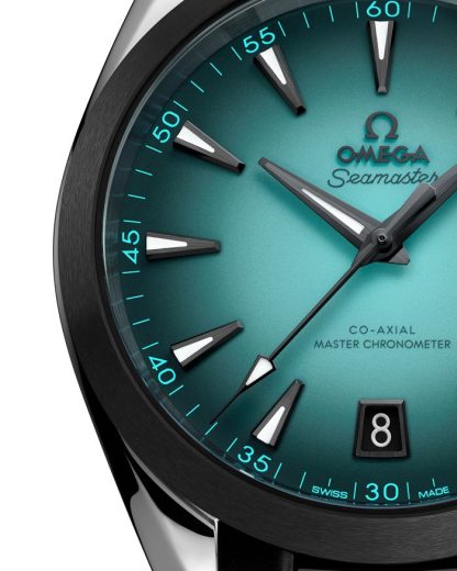Omega Novidade Seamaster Aqua Terra 150M 41 mm, aço em bracelete de borracha 220.32.41.21.03.001 - Image 3
