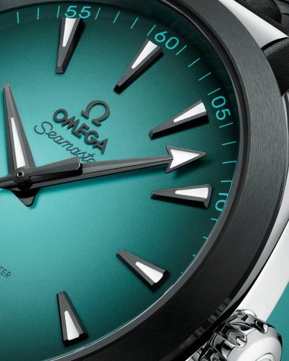 Omega Novidade Seamaster Aqua Terra 150M 41 mm, aço em bracelete de borracha 220.32.41.21.03.001 - Image 5