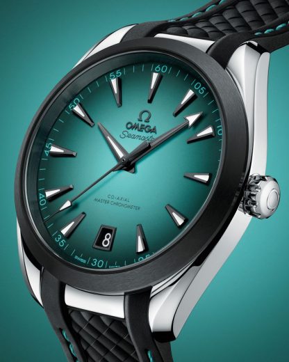 Omega Novidade Seamaster Aqua Terra 150M 41 mm, aço em bracelete de borracha 220.32.41.21.03.001 - Image 6