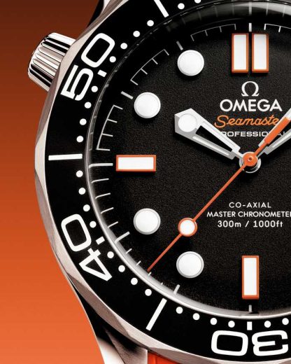 Omega Novidade Seamaster Diver 300M 42 mm, aço em bracelete de borracha 210.32.42.20.01.006 - Image 3