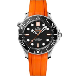 Omega Novidade Seamaster Diver 300M 42 mm, aço em bracelete de borracha 210.32.42.20.01.006