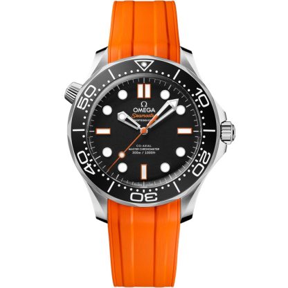 Omega Novidade Seamaster Diver 300M 42 mm, aço em bracelete de borracha 210.32.42.20.01.006