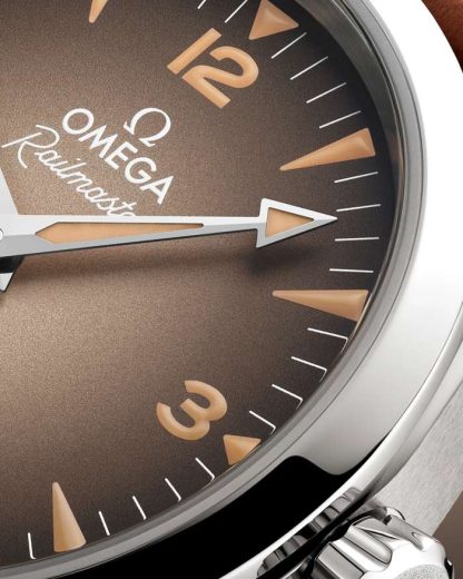Omega Novidade Seamaster Railmaster 38 mm, aço em bracelete de pele 235.12.38.20.13.001 - Image 5