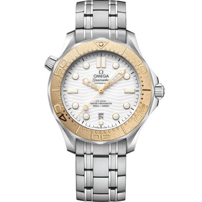 Omega Paris 2024 Seamaster Diver 300M 42 mm, aço em aço 522.21.42.20.04.001
