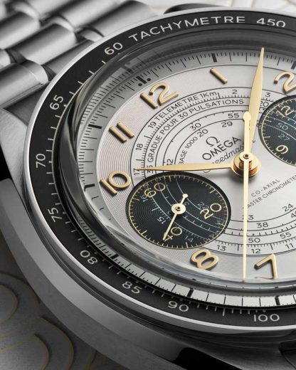 Omega Paris 2024 Speedmaster Chronoscope 43 mm, aço em aço 522.30.43.51.02.001 - Image 4