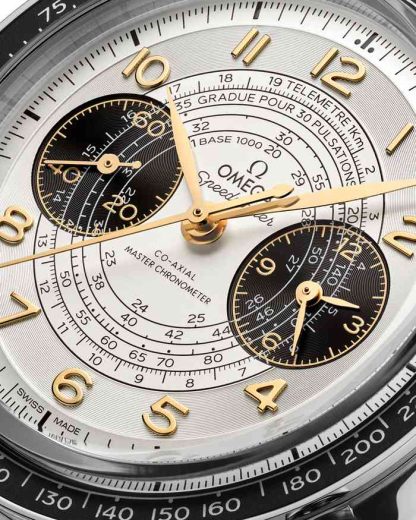 Omega Paris 2024 Speedmaster Chronoscope 43 mm, aço em bracelete de pele 522.32.43.51.02.001 - Image 3