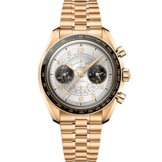 Omega Paris 2024 Speedmaster Chronoscope 43 mm, ouro Moonshine™ em ouro Moonshine™ 522.60.43.51.02.001