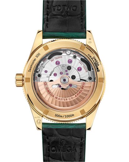 Omega Seamaster 300 41 mm, ouro amarelo em bracelete de pele 234.63.41.21.99.001 - Image 2