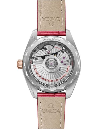 Omega Seamaster Aqua Terra 150M 34 mm, aço - ouro Sedna™ em bracelete de pele 220.23.34.20.60.001 - Image 2