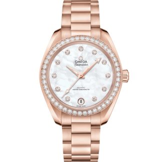 Omega Seamaster Aqua Terra 150M 34 mm, ouro Sedna™ em ouro Sedna™ 220.55.34.20.55.001