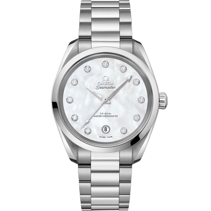 Omega Seamaster Aqua Terra 150M 38 mm, aço em aço 220.10.38.20.55.001
