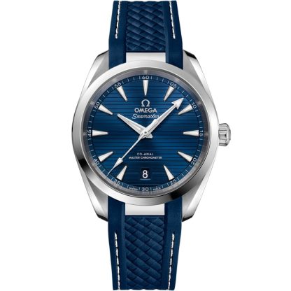 Omega Seamaster Aqua Terra 150M 38 mm, aço em bracelete de borracha 220.12.38.20.03.001