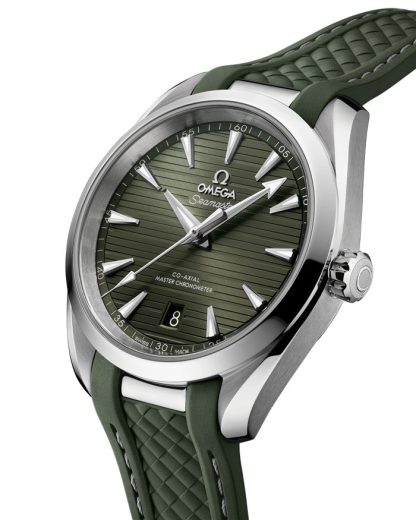 Omega Seamaster Aqua Terra 150M 38 mm, aço em bracelete de borracha 220.12.38.20.10.001 - Image 4