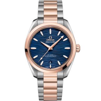 Omega Seamaster Aqua Terra 150M 38 mm, aço - ouro Sedna™ em aço - ouro Sedna™ 220.20.38.20.03.001