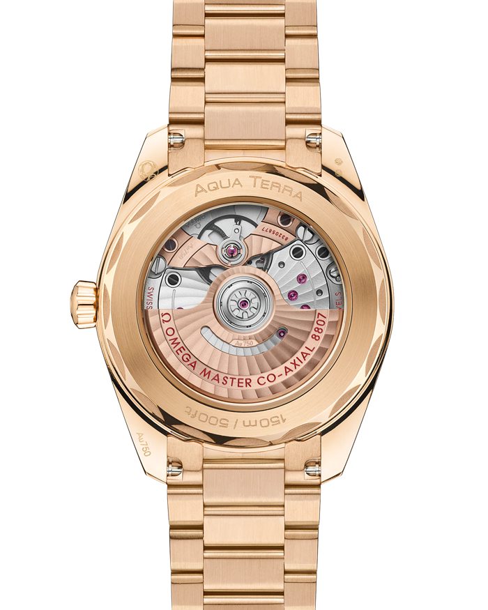 Omega Seamaster Aqua Terra 150M 38 mm, ouro Moonshine™ em ouro Moonshine™ 220.55.38.20.99.002 - Image 2