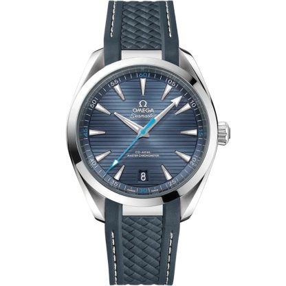 Omega Seamaster Aqua Terra 150M 41 mm, aço em bracelete de borracha 220.12.41.21.03.002